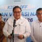 Menko Perekonomian, Airlangga Hartarto menyampaikan kebutuhan talenta digital Indonesia mencapai 456.000 orang per tahun saat Kick Off Pelatihan Vokasi Nasional BPVP Serang. Dok (Dir/Totalbanten.com)