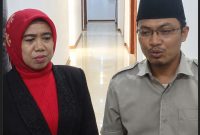 Fatmawati dan Azmi Maulidy, Anggota Fraksi PDIP DPRD Kabupaten Serang (Pung/totalbanten). 