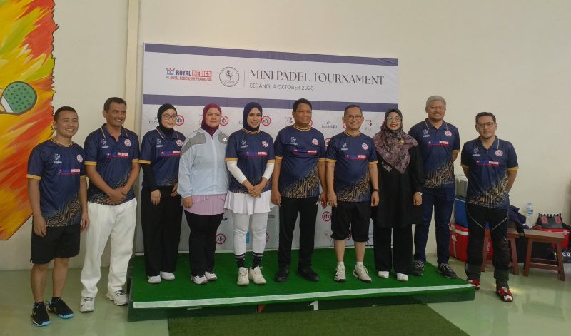 Ikatan Dokter Indonesia Banten Barat, Dalam Agenda Mini Padel Tournament di Tegal Padang, Drangong, Kec. Taktakan, Kota Serang (Pung/totalbanten). 