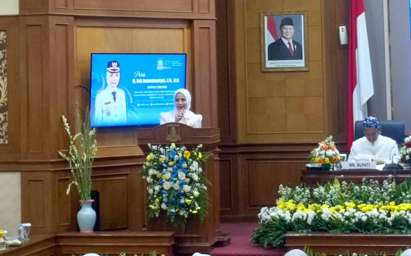 Ratu Rachmatuzakiyah Bupati Kabupaten Serang (Pung/totalbanten). 
