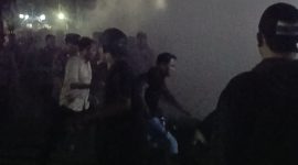 Tindakan Refresifitas Oknum Polisi Terhadap Masa Aksi Mahasiswa (Pung/totalbanten). 