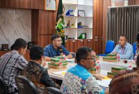 Komisi IV DPRD Banten saat melakukan audiensi terkait aset di Kabupaten Tangerang.  (Dok)