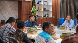 Komisi IV DPRD Banten saat melakukan audiensi terkait aset di Kabupaten Tangerang.  (Dok)