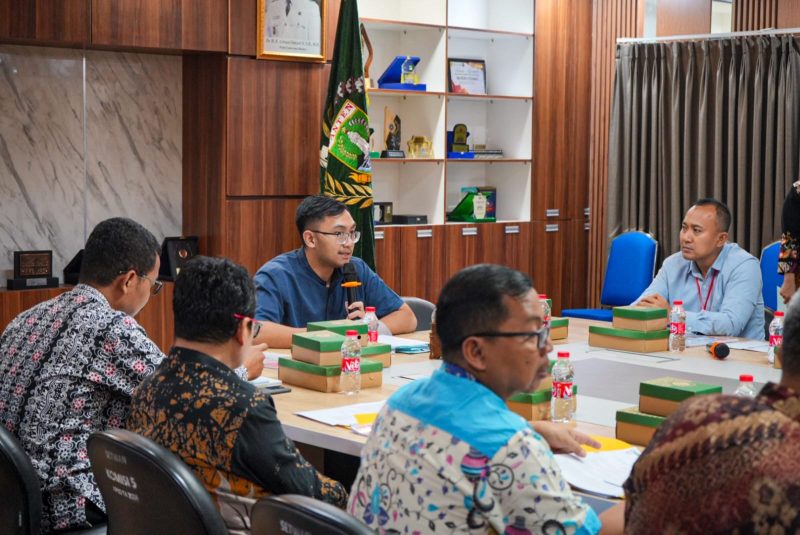 Komisi IV DPRD Banten saat melakukan audiensi terkait aset di Kabupaten Tangerang.  (Dok)