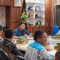 Komisi IV DPRD Banten saat melakukan audiensi terkait aset di Kabupaten Tangerang.  (Dok)