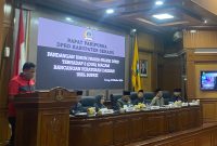 Joko Santoso, Ketua Fraksi PDI-P DPRD Kabupaten Serang (Pung/totalbanten). 