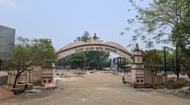 Proses Revitalisasi Alun-alun Kota Serang (Dok)