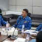 Sekda Kabupaten Serang Zaldi Dhuhana bersama jajaran OPD saat rapat koordinasi pembentukan Satgas Pertambangan di Puspemkab Serang, Dok (Total Banten)