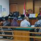 Para saksi dihadirkan dalam sidang dugaan rekayasa kredit BJB Banten di pengadilan negeri serang (Dir/Total Banten)