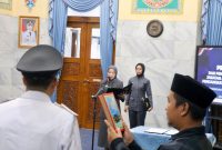 Bupati Serang Lantik Sejumlah Pejabat Administrator Kabupaten Serang (Pung/totalbanten). 