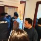 Polisi melakukan olah TKP di Hotel Le Dian kota serang, usai kematian  seorang peria Berinisal A (46), Dok (Total Banten)
