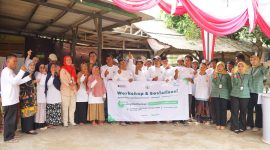 PT Pegadaian (Persero) Lewat Forum Tani Organik Terpadu Indonesia (FORTEGIF) Saat Workshop dan Sosialisasi Bangun Petani Mandiri (Pung/totalbanten). 