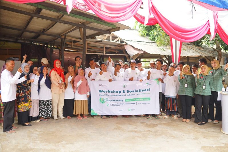PT Pegadaian (Persero) Lewat Forum Tani Organik Terpadu Indonesia (FORTEGIF) Saat Workshop dan Sosialisasi Bangun Petani Mandiri (Pung/totalbanten). 