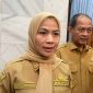 Bupati Serang, Ratu Rachmatuzakiyah Saat Dikonfirmasi Angka Kesehatan Masyarakat Kabupaten Serang (Pung/totalbanten).