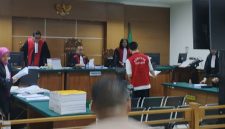 Suasana persidangan kasus dugaan pencemara radioaktif Cesium-137 (Cs-137)  di Pengadilan Negeri Serang, Dok (Total Banten)