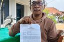 Korban dugaan pengeroyokan di kawasan Pasar Rau, Kota Serang, memperlihatkan dokumen laporan Dok : ( Ist/Total Banten)